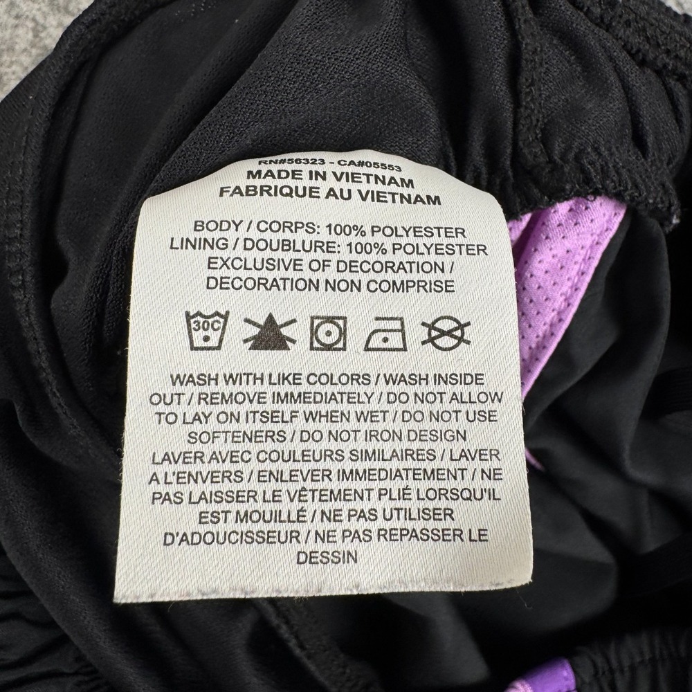 Nike Dri Fit Tempo Running Shorts 3" Lined Black Purple Womens Small S - Picture 6 of 14